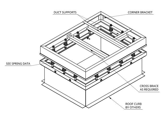 Diagram of a roof cornice with labeled parts like dust supporters and louvers.
